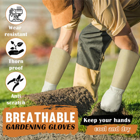 HANDLANDY rose garden gloves offer flexible fit for precise trimming.