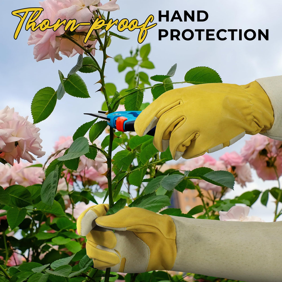 HANDLANDY Elastic wrist closure for secure, dirt-free fit