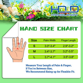 HANDLANDY Durable patches on palms and fingers for high-wear protection