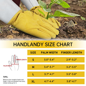 HANDLANDY Rose Pruning Gloves packaged as a gardening gift.
