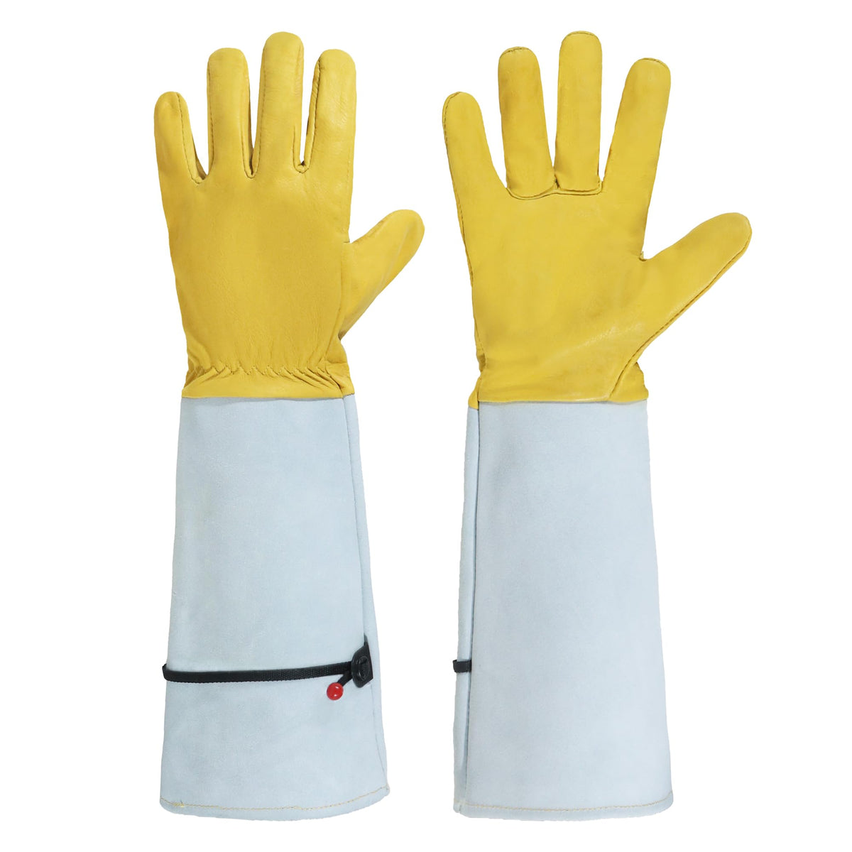 HANDLANDY Rose Pruning Gloves with goatskin palm for comfortable pruning.