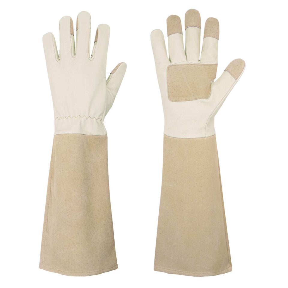 HANDLANDY Rose pruning gloves with long gauntlet protect hands during thorny pruning