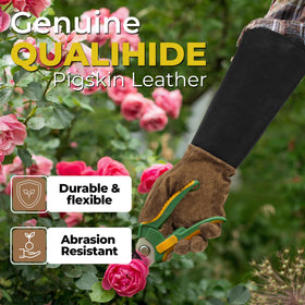 HANDLANDY thorn-proof gardening gloves offer breathable protection for thorny plants
