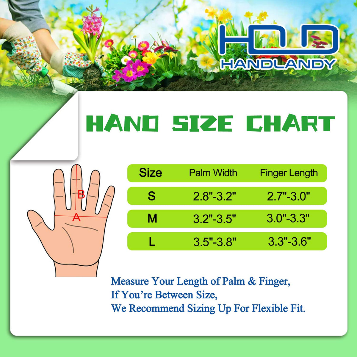 HANDLANDY yard work gloves suitable for pruning, lifting trimmed items, and tools