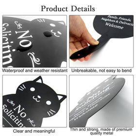 Handook metal sign for front door delivers durable, weather-ready porch decor.