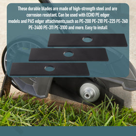 HandyTek easy-install blades simplify attachment to compatible trimmers.
