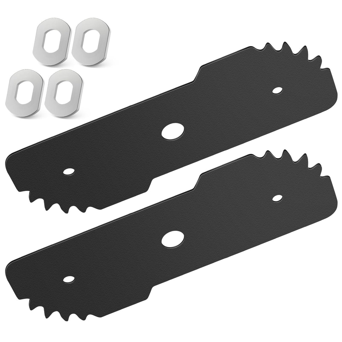 HandyTek EB-007 blade close-up shows hardened steel for durable edging.