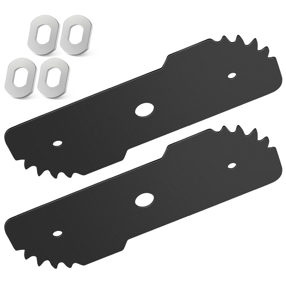 HandyTek EB-007 blade close-up shows hardened steel for durable edging.
