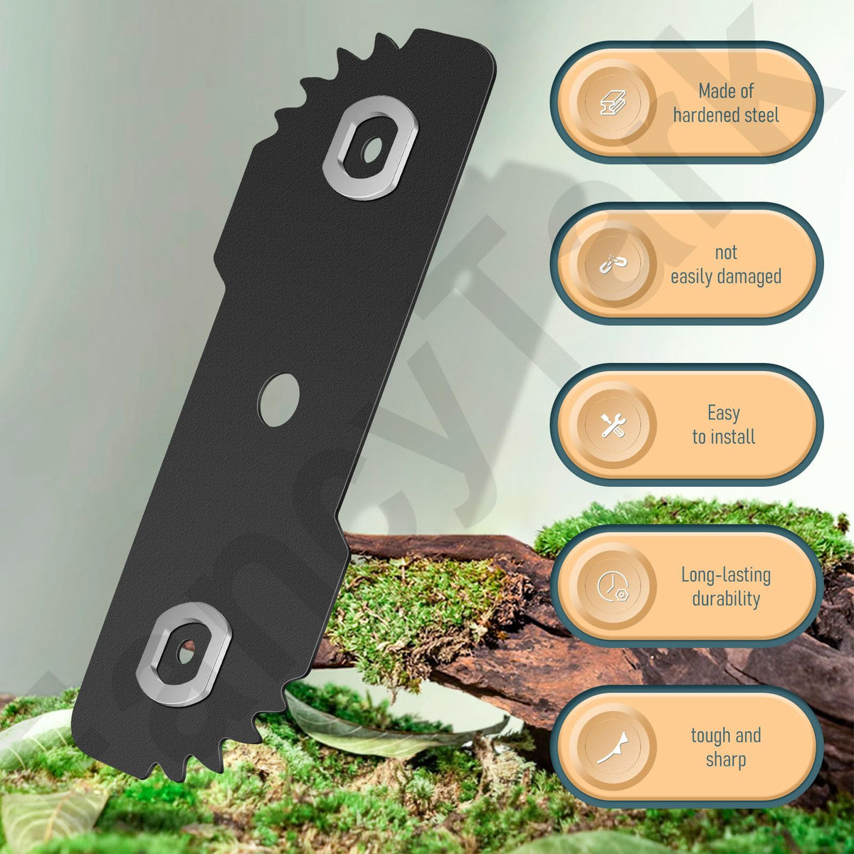 HandyTek EB-007 blade for LE710 delivers clean fence-line trims.