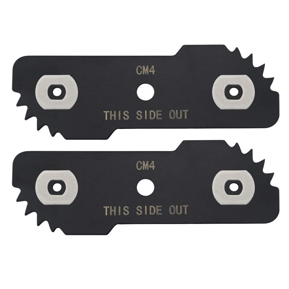 HandyTek EB-007 hardened steel blade ready for heavy-duty edging.