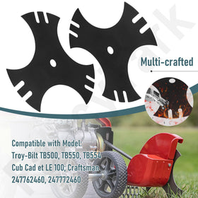 HandyTek powder-coated finish resists weather and rust on blades