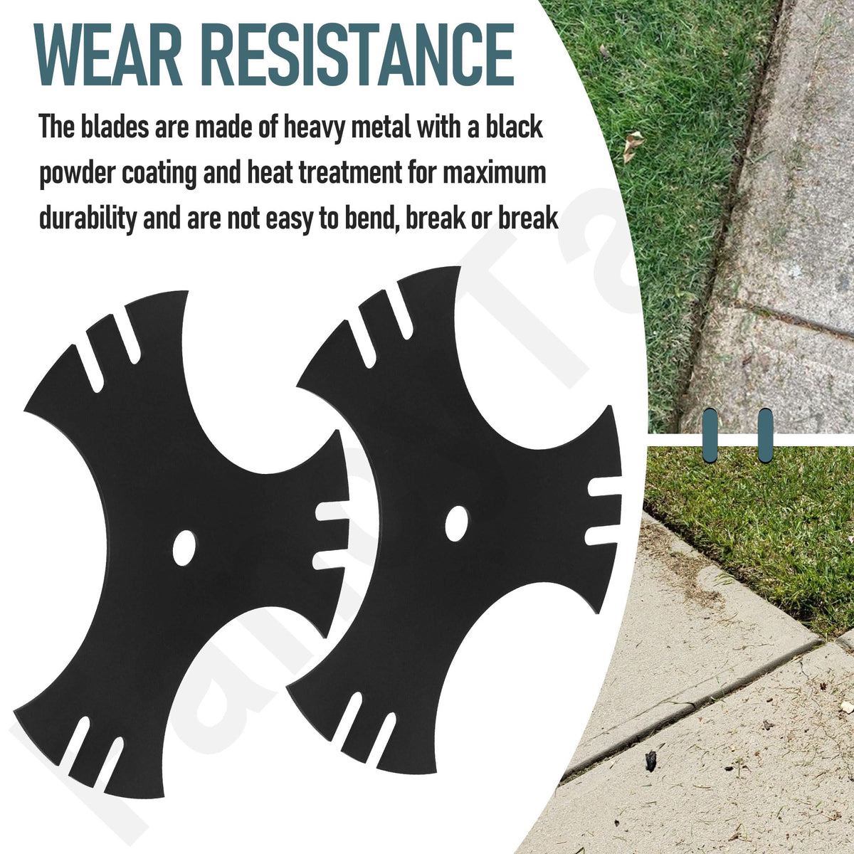 HandyTek star blade design enables fast edging along borders