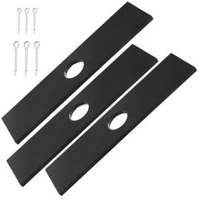 HandyTek 8-inch edger blades for clean edging around sidewalks and driveways.