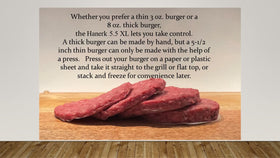 Hanerk XL Burger Press is dishwasher safe for quick cleanup after grilling