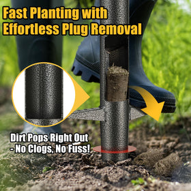 HANGMAICOME auto plug eject speeds up quick, clean soil plug removal