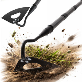 HANGMAICOME garden hoe weeder with hollow blade for root-level weed removal.