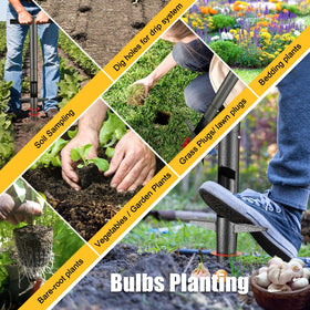 HANGMAICOME garden tool shown for grass plug planting
