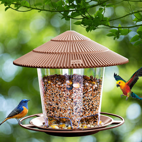 Hanizi Bird Feeder large capacity of 47 oz for longer viewing