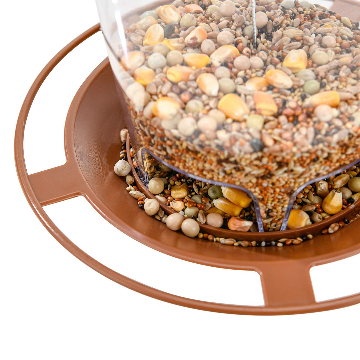Hanizi Bird Feeder twist lock deters squirrels while birds feed