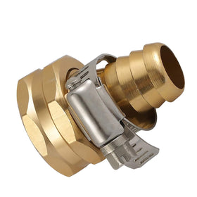 Hanobo stainless steel clamps secure the hose fittings