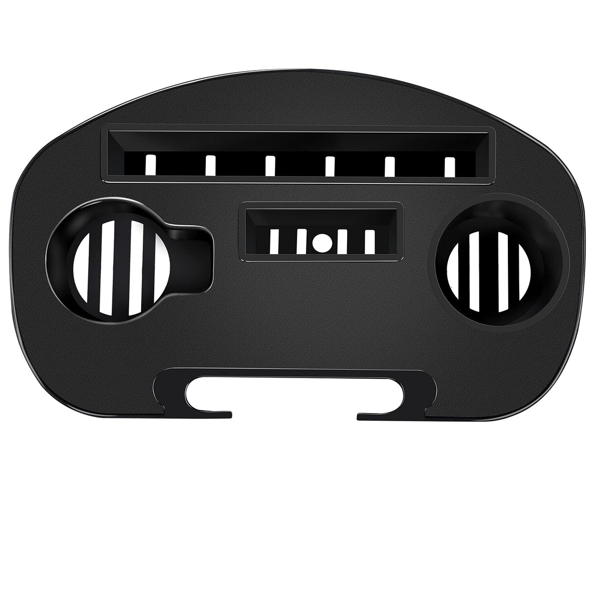 Hanperal zero gravity chair tray cup holder demonstrates easy sipping and reachable beverages