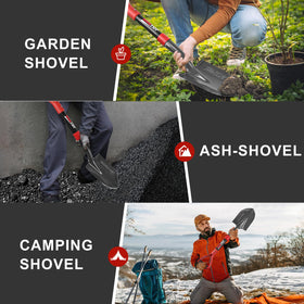HANTOP ash-cleanup shovel simplifies fireplace and barbecue cleanup.