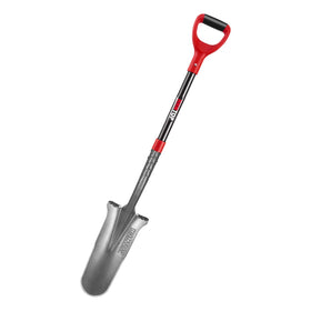 HANTOP drain spade edge shows a sharp tip for easier soil and root cutting