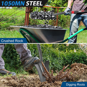 HANTOP fiberglass handle and PP grip offer durable, secure handling.