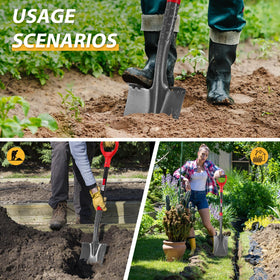 HANTOP edge-ready shovel used for lawn edging and trenching