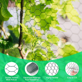 HANWRAPS chicken wire ideal for floral arrangements and plant supports