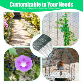 HANWRAPS garden fencing and DIY projects with versatile chicken wire