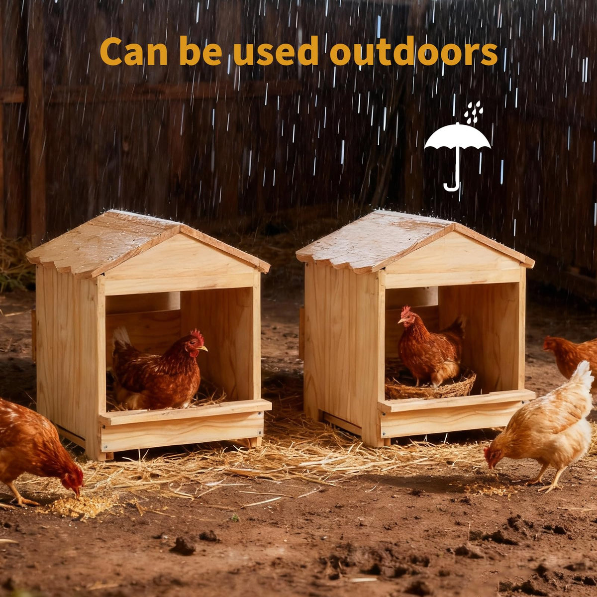 HaoCpetslian durable wood construction withstands weather