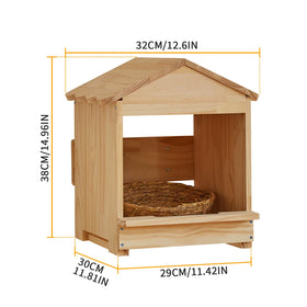HaoCpetslian egg-laying shelter with protective cover