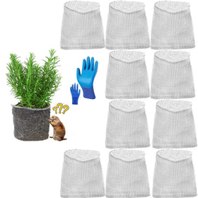 HAORESULT 10-pack 5-gallon gopher baskets protect plant roots from pests