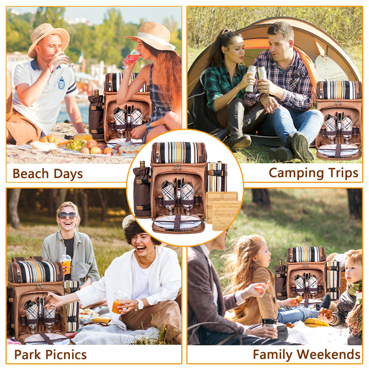 Hap Tim picnic basket lasts for years with durable materials