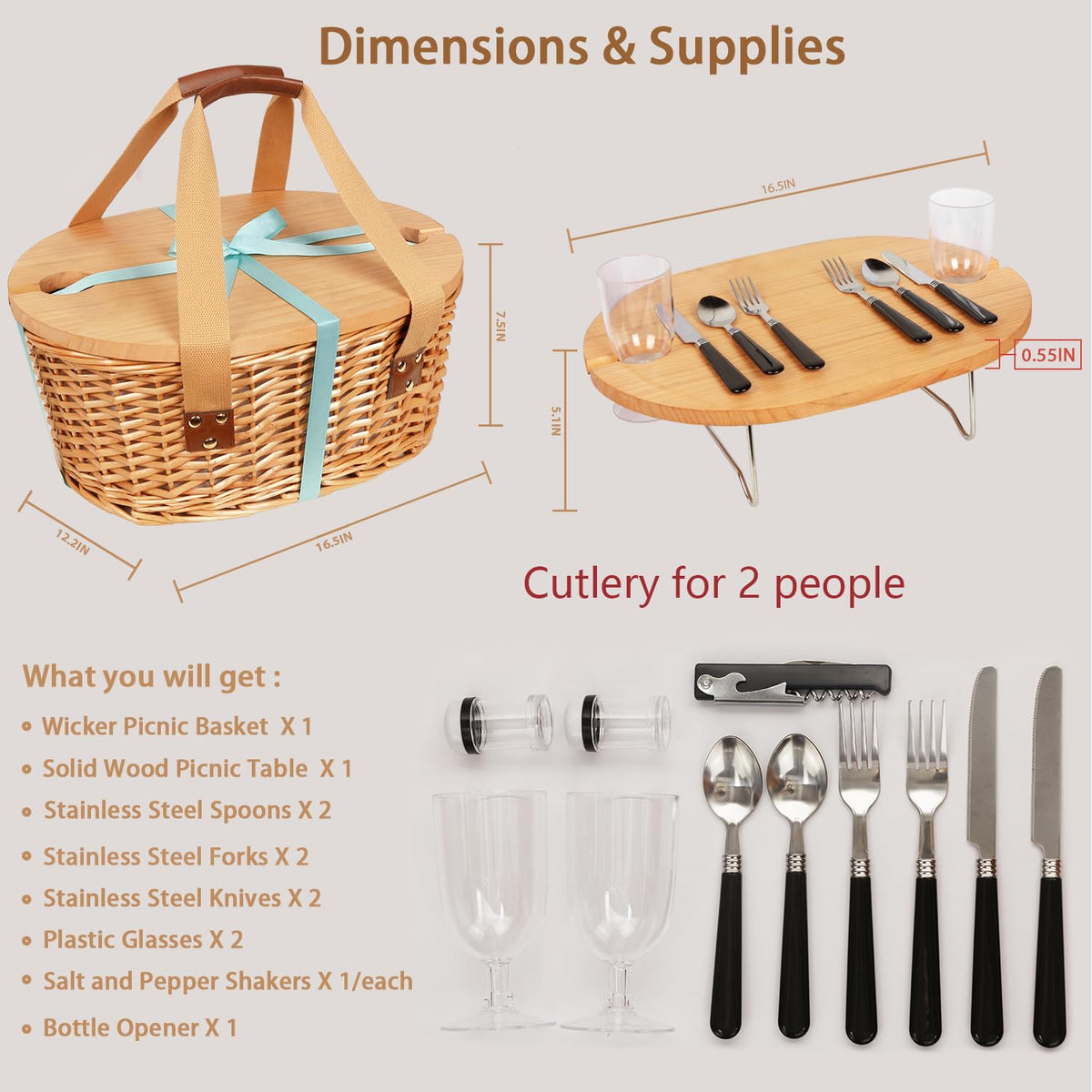Hap Tim stainless tableware set durable and easy to clean