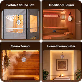 HAPANGODIR versatile compatibility covers portable and traditional saunas.