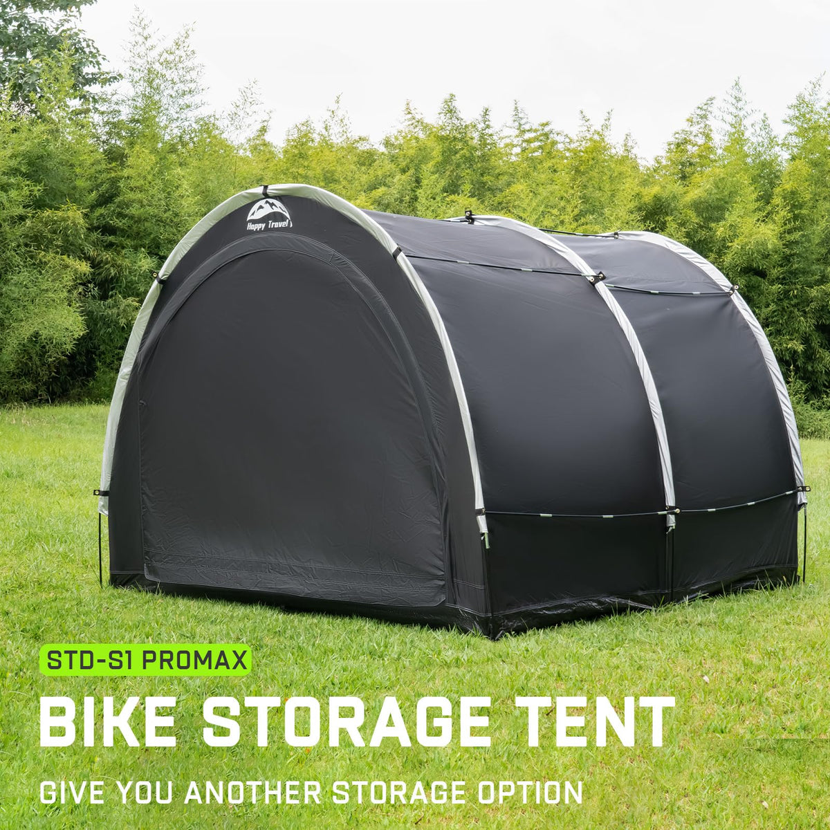 Happy Travel bike storage tent multi-use shelter for camping or garden