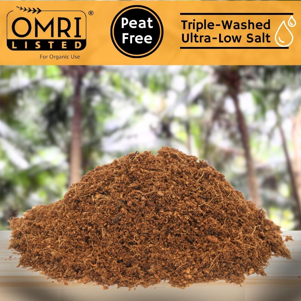 Happy Trees Coco Coir pH-balanced mix suits a variety of plants.
