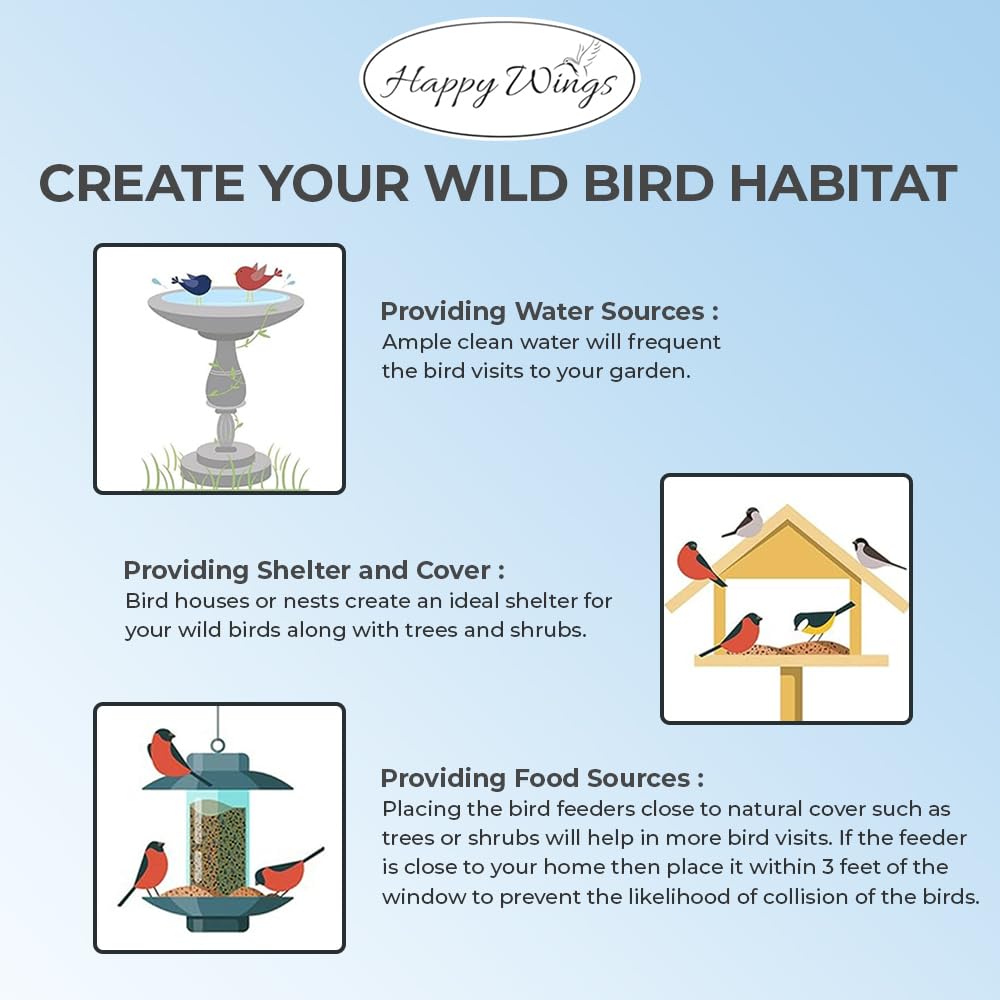 Happy Wings attracts cardinals finches and other garden birds to your feeder