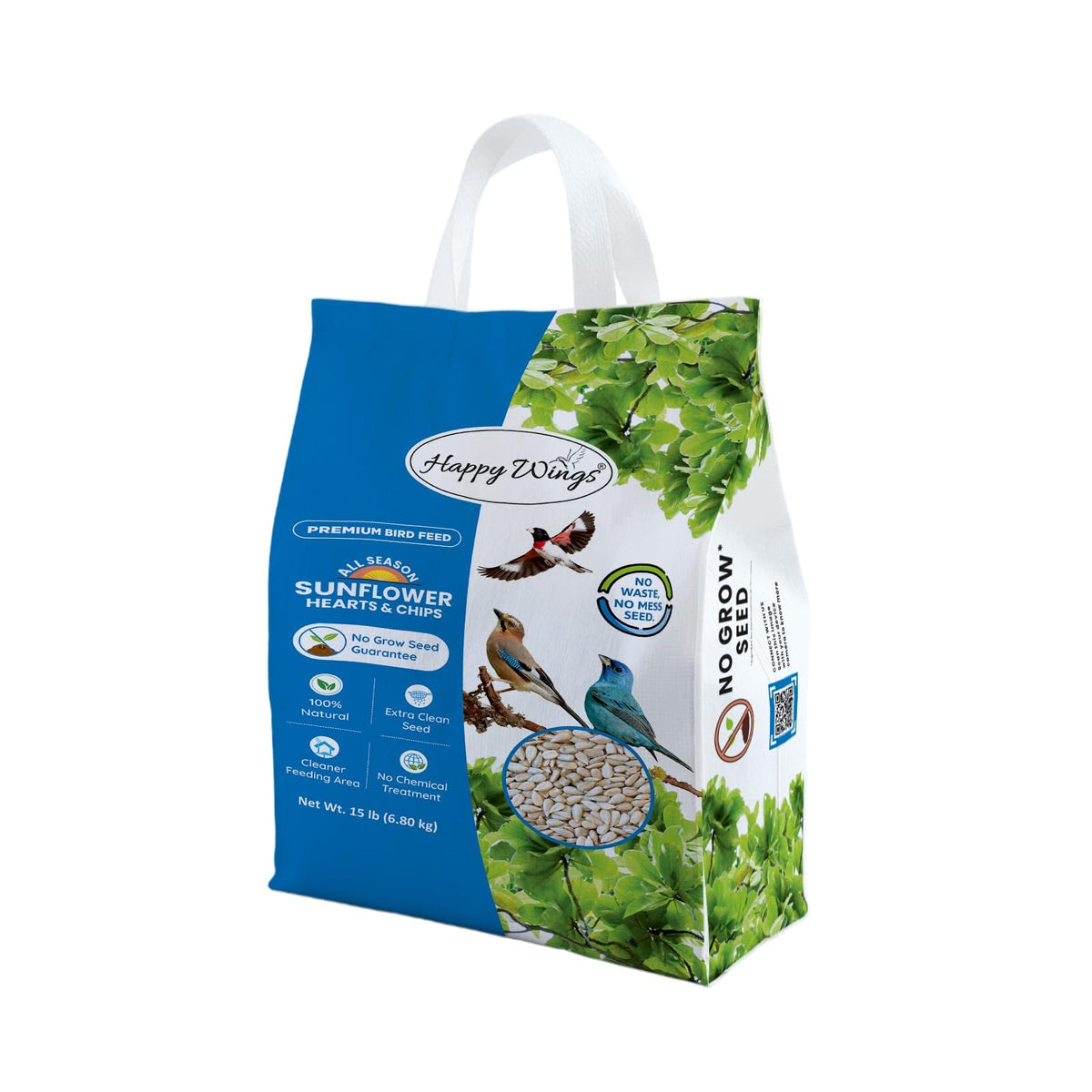 Happy Wings no-grow seeds help keep your backyard clean with no germination