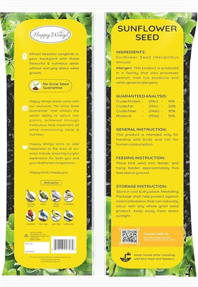 Happy Wings facility badge indicating USDA and BRC-GS standards