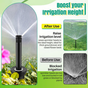 HappyAlley 5-Inch Riser Extension installs tool-free for quick backyard upgrades