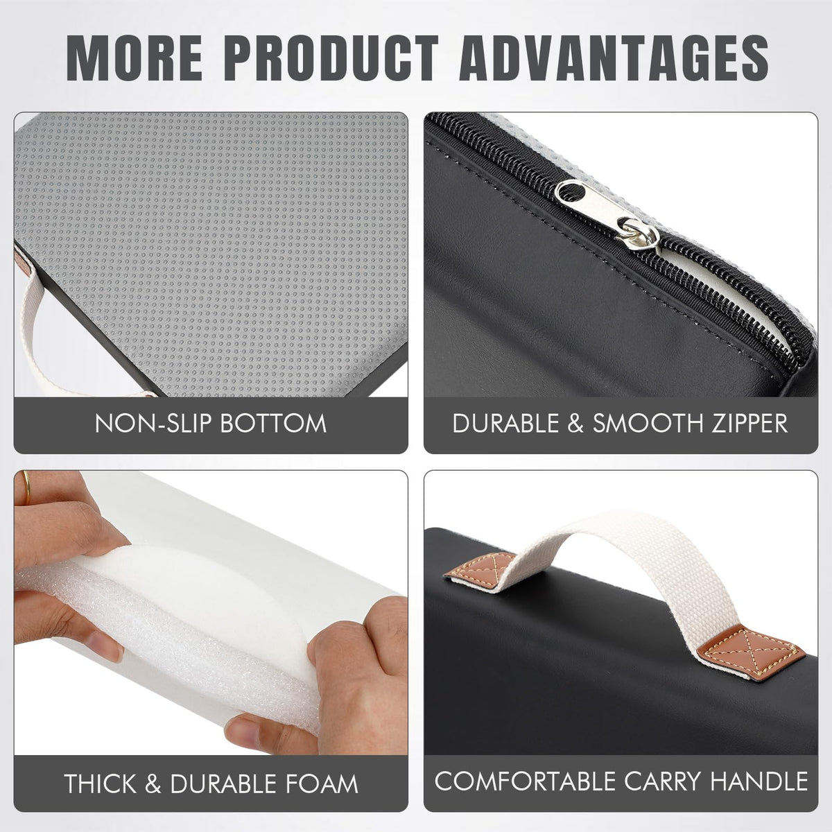 HappyPicnic durable foam kneeling pad resists compression over time