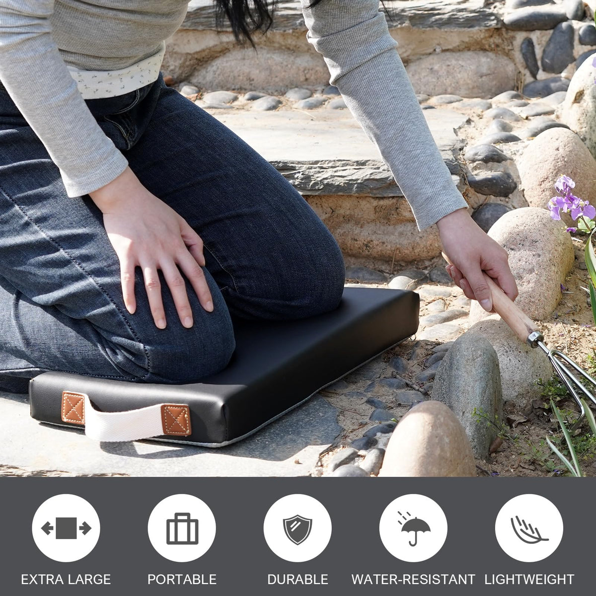 HappyPicnic kneeling pad ideal for gardening and outdoor tasks