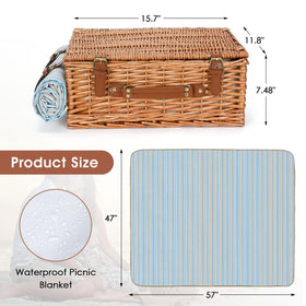 HappyPicnic melamine plates are lightweight and break-resistant for picnics