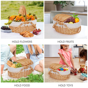 HappyPicnic basket multipurpose use—from picnics to decor and gifting