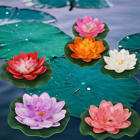 Happy Trees eco-friendly lotus decoration maintaining look with minimal care.