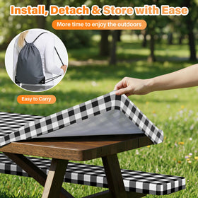 HappyTrends double-layer waterproof surface guards against spills and leaks.