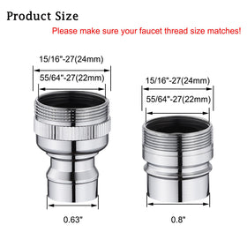 Happywins dishwasher adapter aerator bubble-flow for splash control